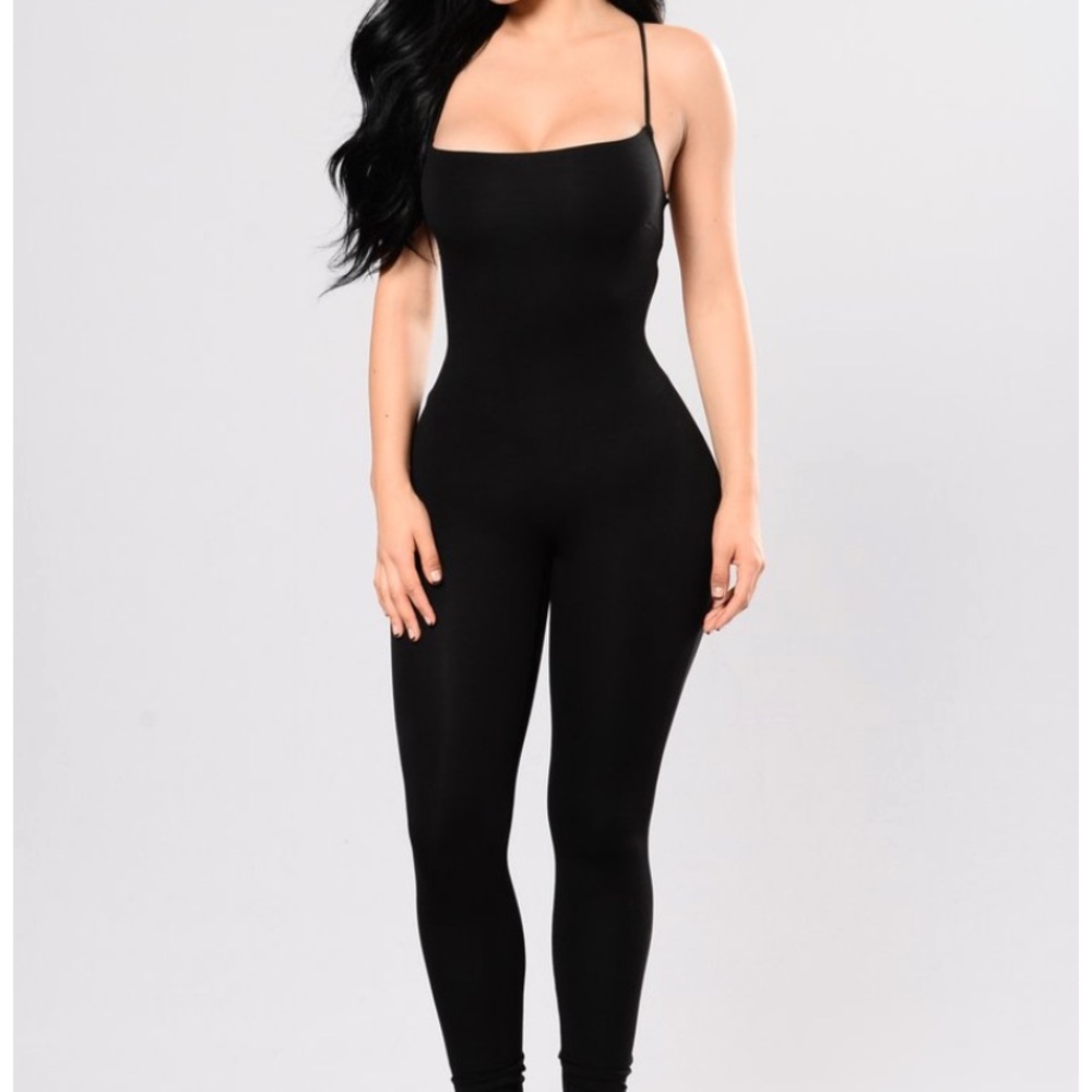 Aim Right Jumpsuit - Black *FASHION NOVA*